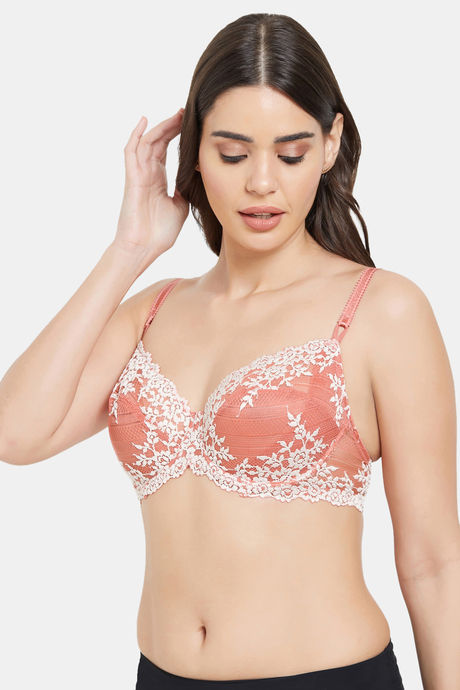 Wacoal Single Layered Wired 3/4Th Coverage Lace Bra - Faded Rose White Sand — image 6